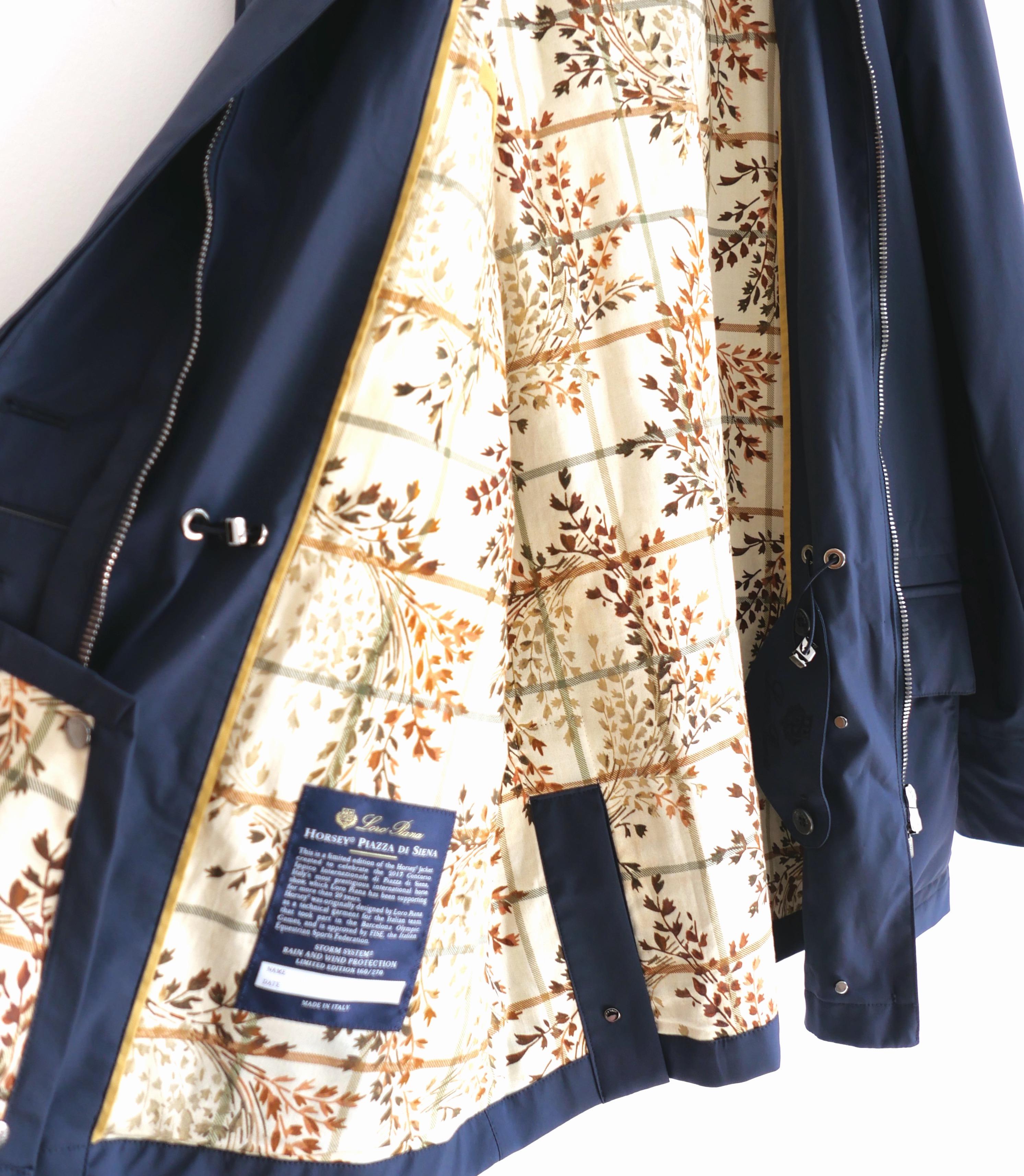 Loro Piana Horsey Jacket 2017 Piazza di Siena Ltd Edition For Sale 4