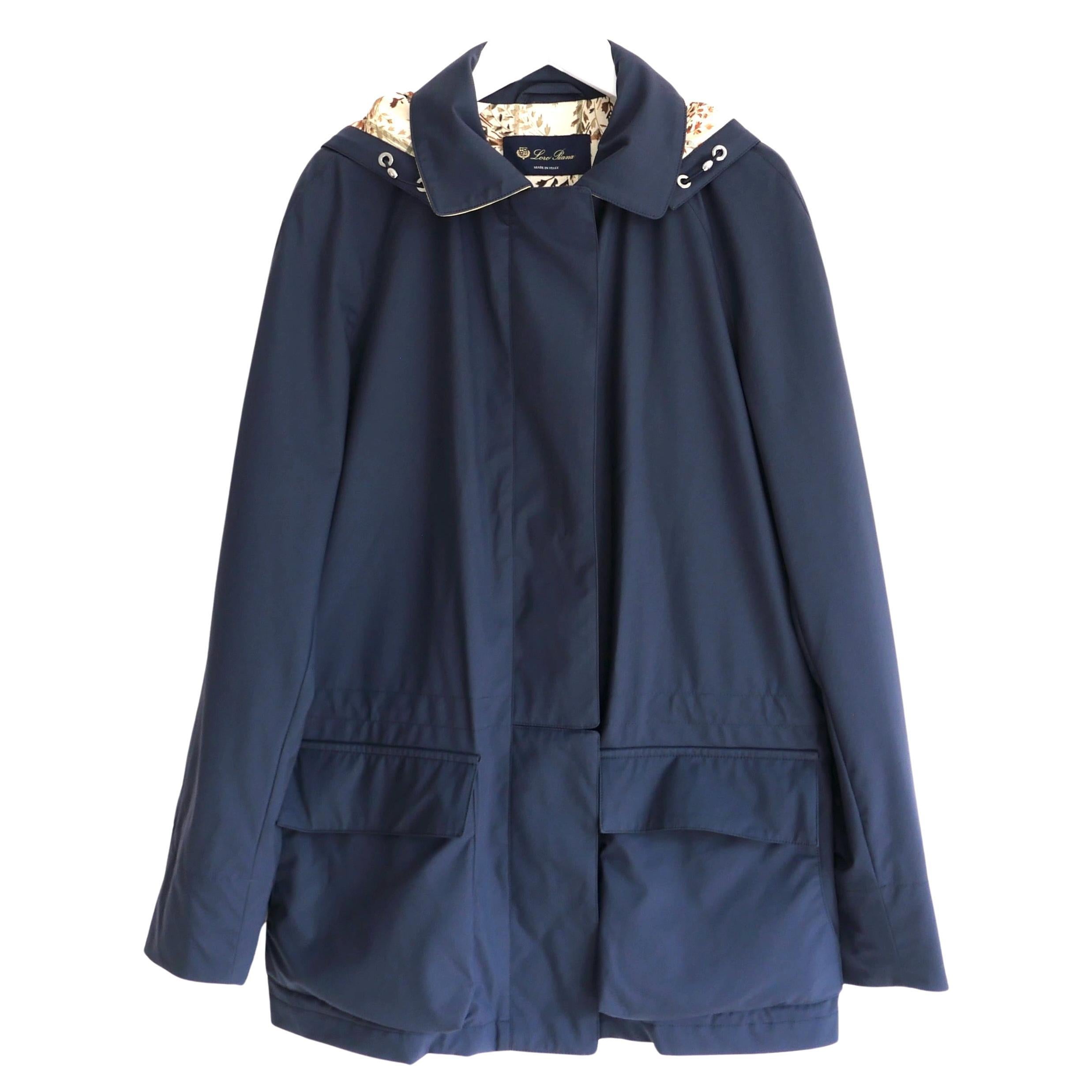 Loro Piana Beau Rivage Knit Bomber Jacket Navy For Sale At 1stDibs