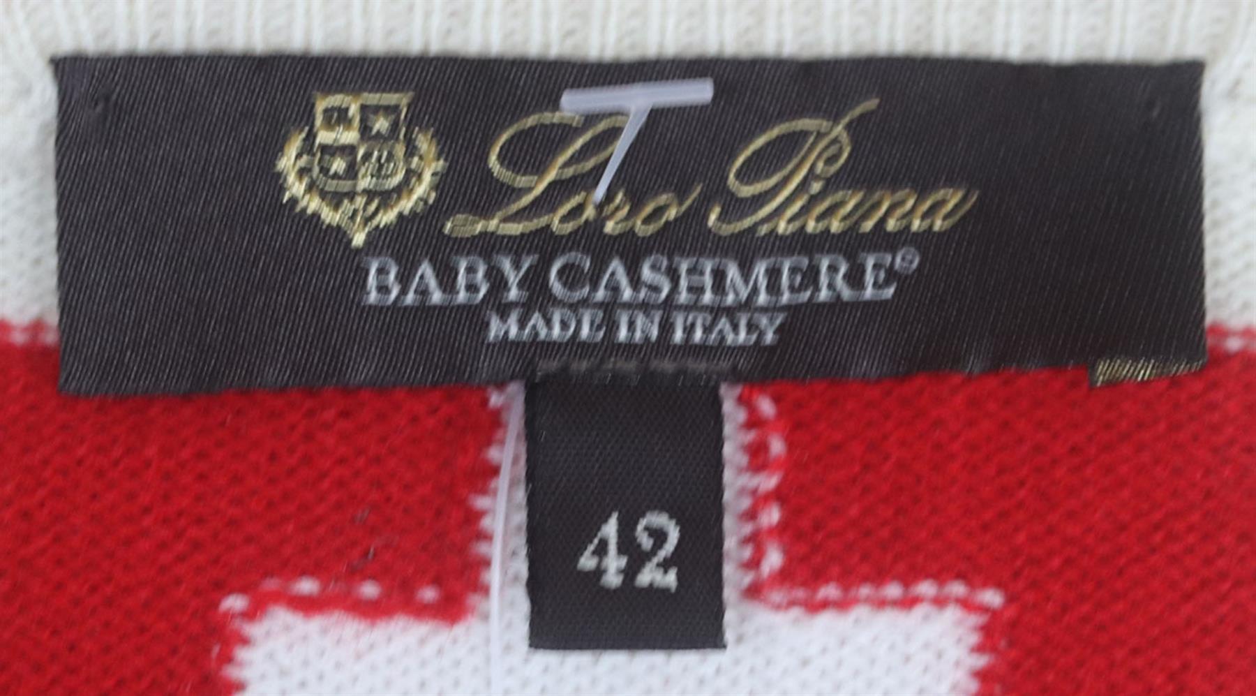 Loro Piana Intarsien-Kaschmir-Pullover Damen