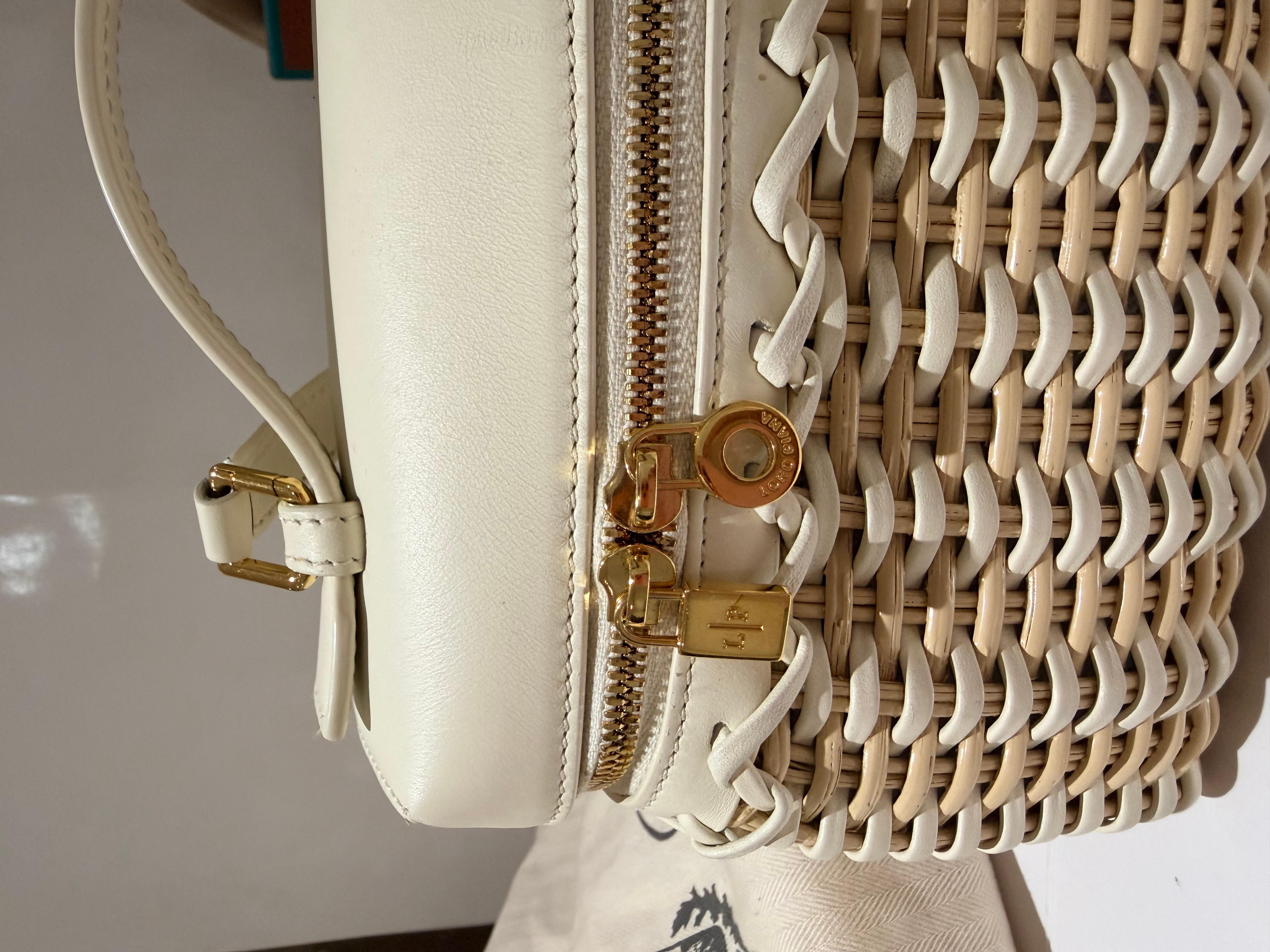 Marrone Loro Piana L19 Extra Pocket Borsa in vimini est-ovest in vendita