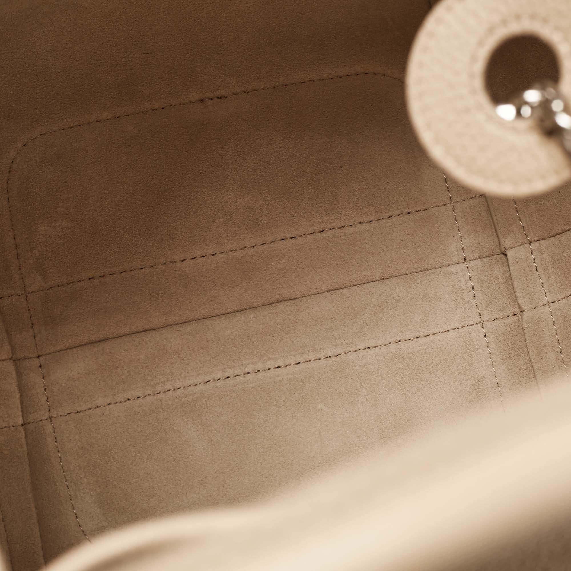 Loro Piana Light Beige Leather Small Bale Shoulder Bag For Sale 3
