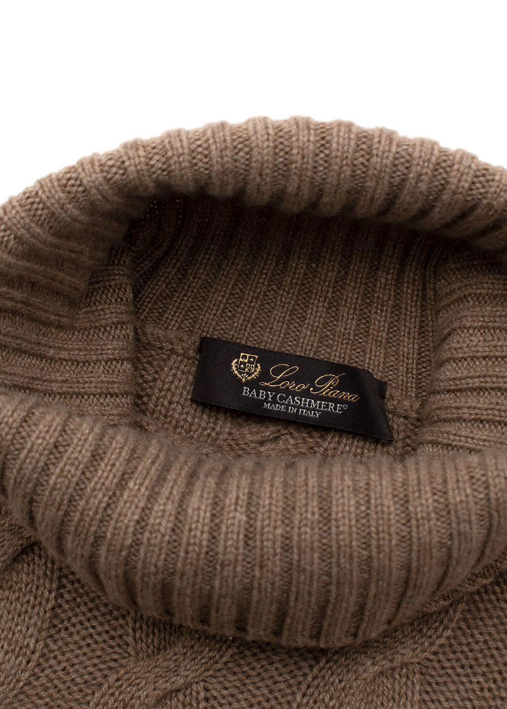 light brown knit sweater