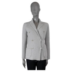 Veste LORO PIANA à double boutonnage gris clair en cachemire 38 XS