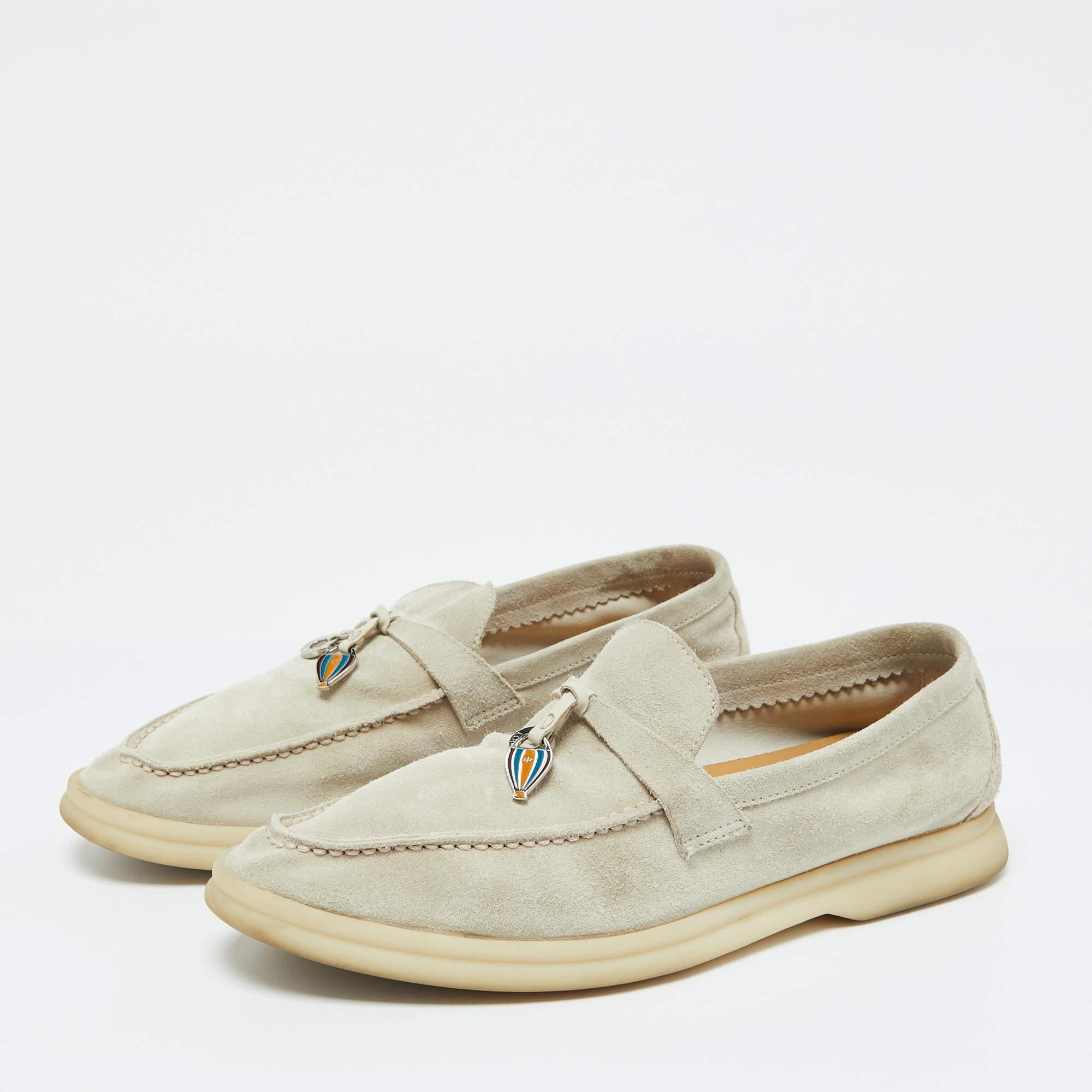 To perfectly complement your attires  we bring you this pair of loafers that speak nothing but style. The shoes have been crafted with skill and are designed to be easy to slip on. They are just the right choice to complement your fashionable side.