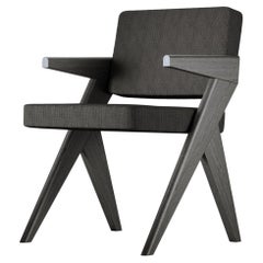 Loro Piana Linen Souvenir Chair With Armrest by Gio Pagani