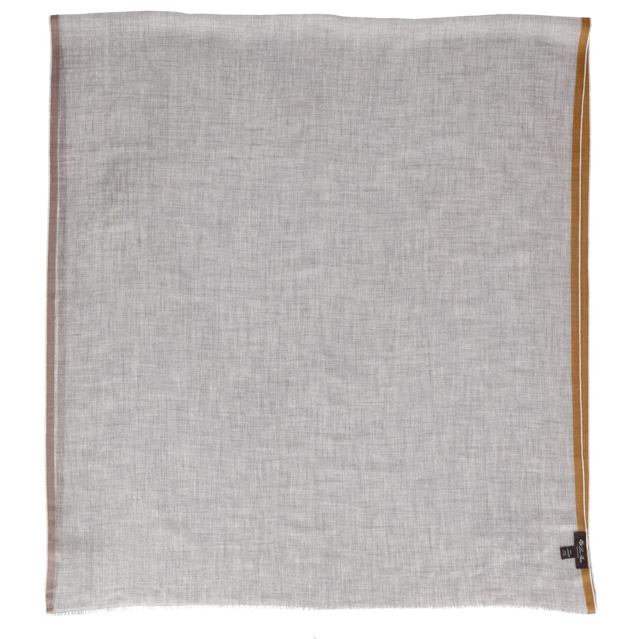 Châle/écharpe en cachemire brodé du logo de Loro Piana Pour femmes en vente