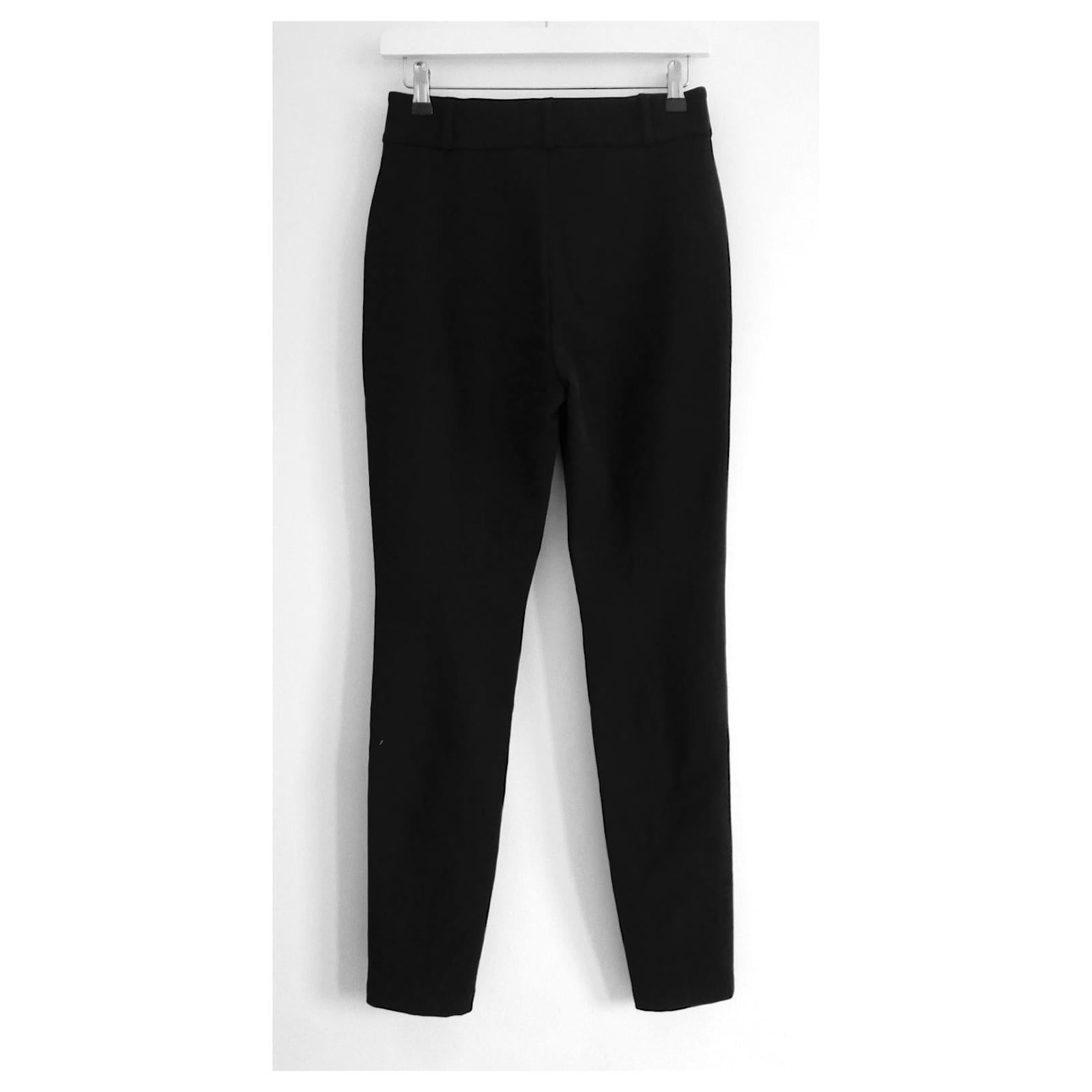Loro Piana Lucien Trousers Black In New Condition For Sale In London, GB