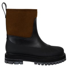 LORO PIANA Maple Syrup tan 2021 REGENT RAIN Boots Shoes 38.5