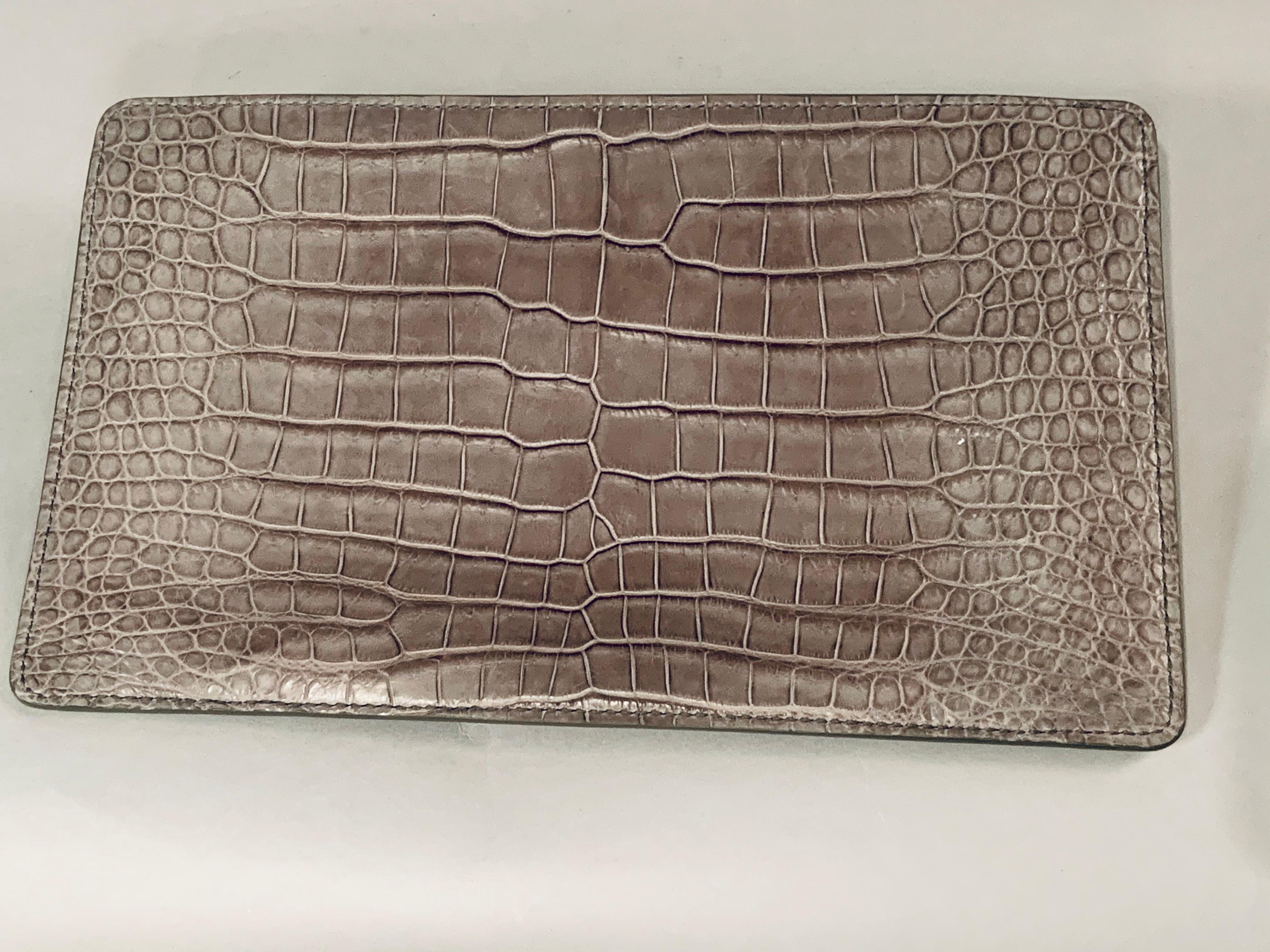 grey clutch bag