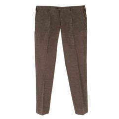 Loro Piana Men's Brown Casual Trousers 58 