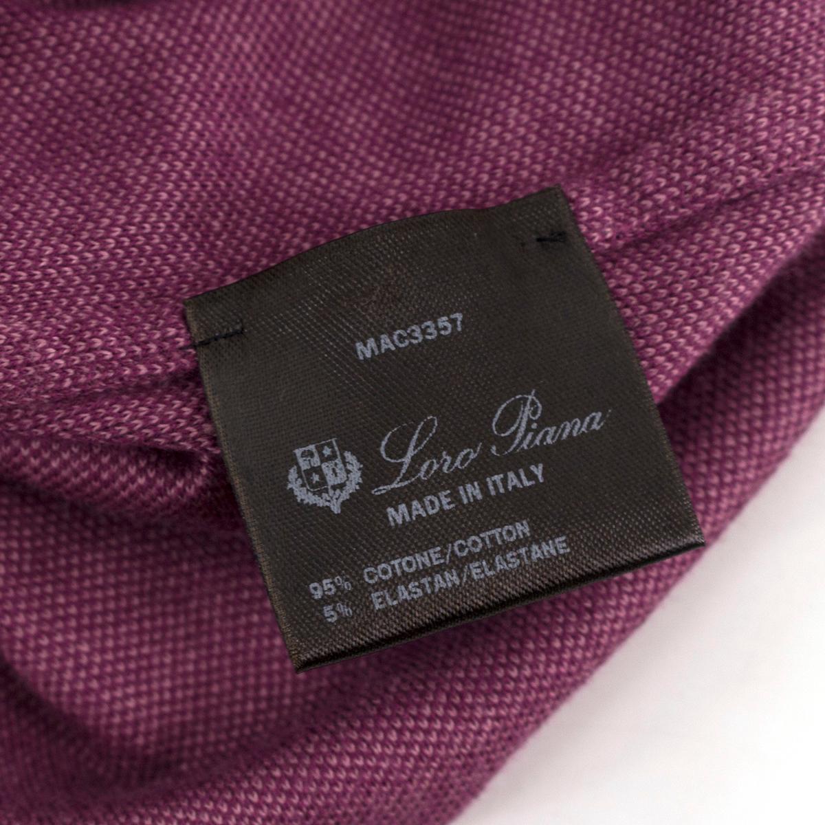 Loro Piana Men's Cotton Polo Shirt XL 1