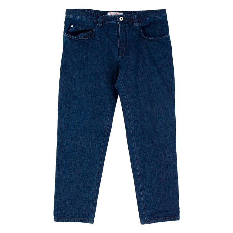 Loro Piana Men's Dark Blue 5 Tasche Slim Jeans - Size IT 40 For Sale at ...