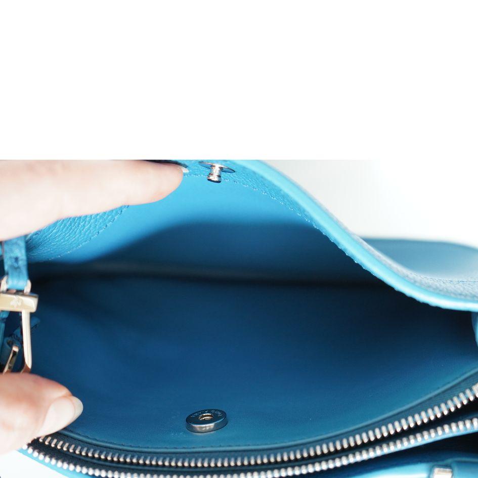 Loro Piana Mini Blue Milky Way Crossbody Bag For Sale 7