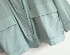 Loro Piana Voyager Silk Anorak Jacket Mint Green