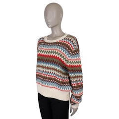 LORO PIANA multi silk 2024 TRUJILLO FANCY PERUVIAN Sweater L