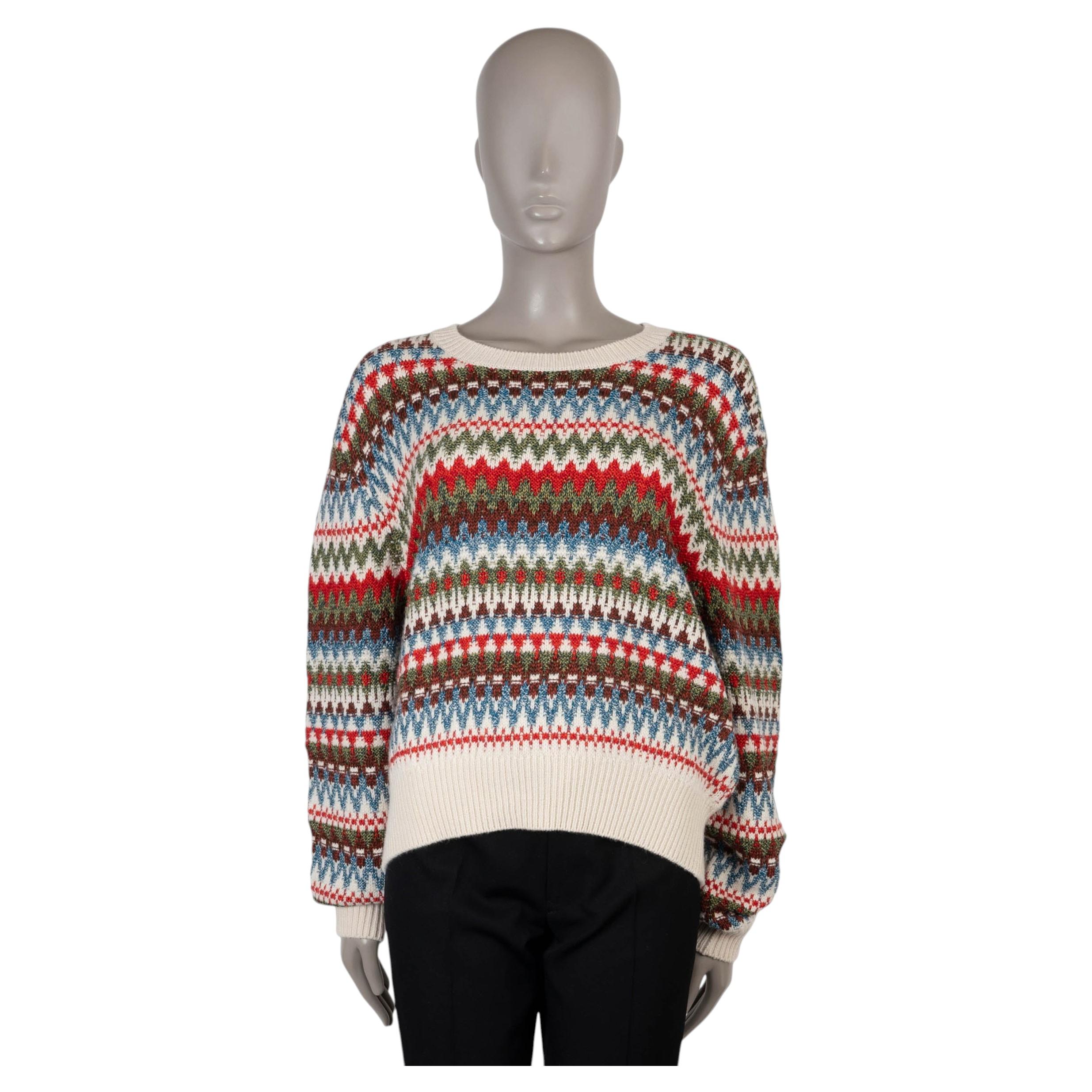 LORO PIANA multi silk 2024 TRUJILLO FANCY PERUVIAN Pull L