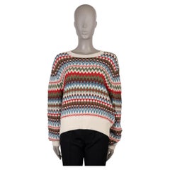 LORO PIANA multi silk 2024 TRUJILLO FANCY PERUVIAN Sweater L