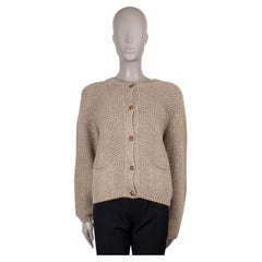 LORO PIANA Naturleinen Kaschmir 2024 BARANCA Strickjacke Pullover 42 M