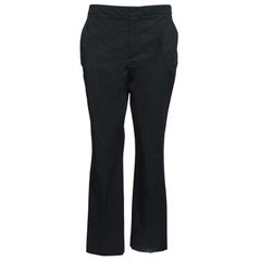 Loro Piana Marineblaue Baumwollhose aus Baumwolle M