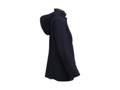 Loro Piana Navy Blue Hooded Cashmere Jacket