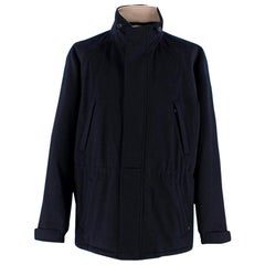 Loro Piana Navy Cashmere Icer Ski Jacket with Storm System XL