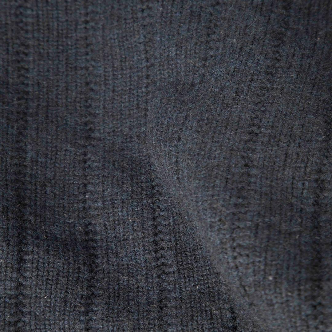 Loro Piana Navy Cashmere Knitted Jumper Size M In Good Condition In London, GB