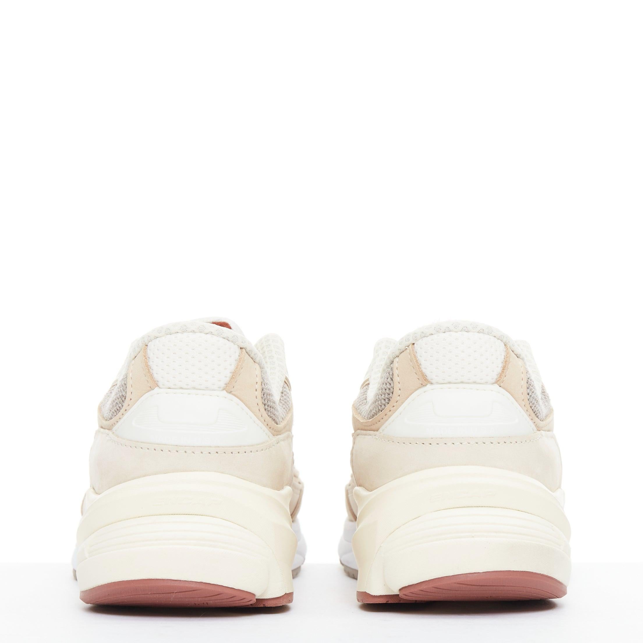 LORO PIANA New Balance 990V6 MiUSA Raw Cashew Limited beige Patch Turnschuhe US8.5 Herren im Angebot