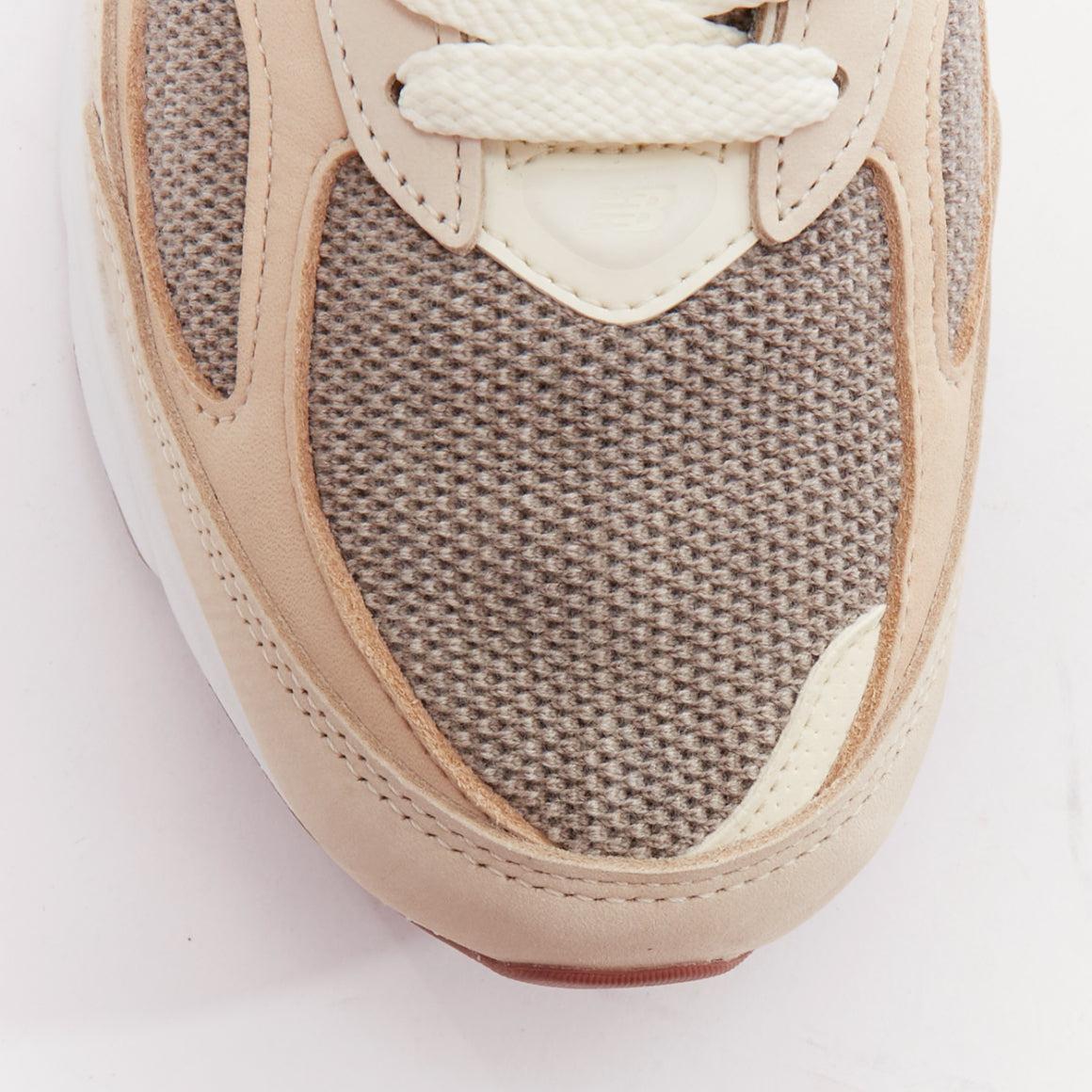 LORO PIANA New Balance 990V6 MiUSA Raw Cashew Limited beige Patch Turnschuhe US8.5 im Angebot 1