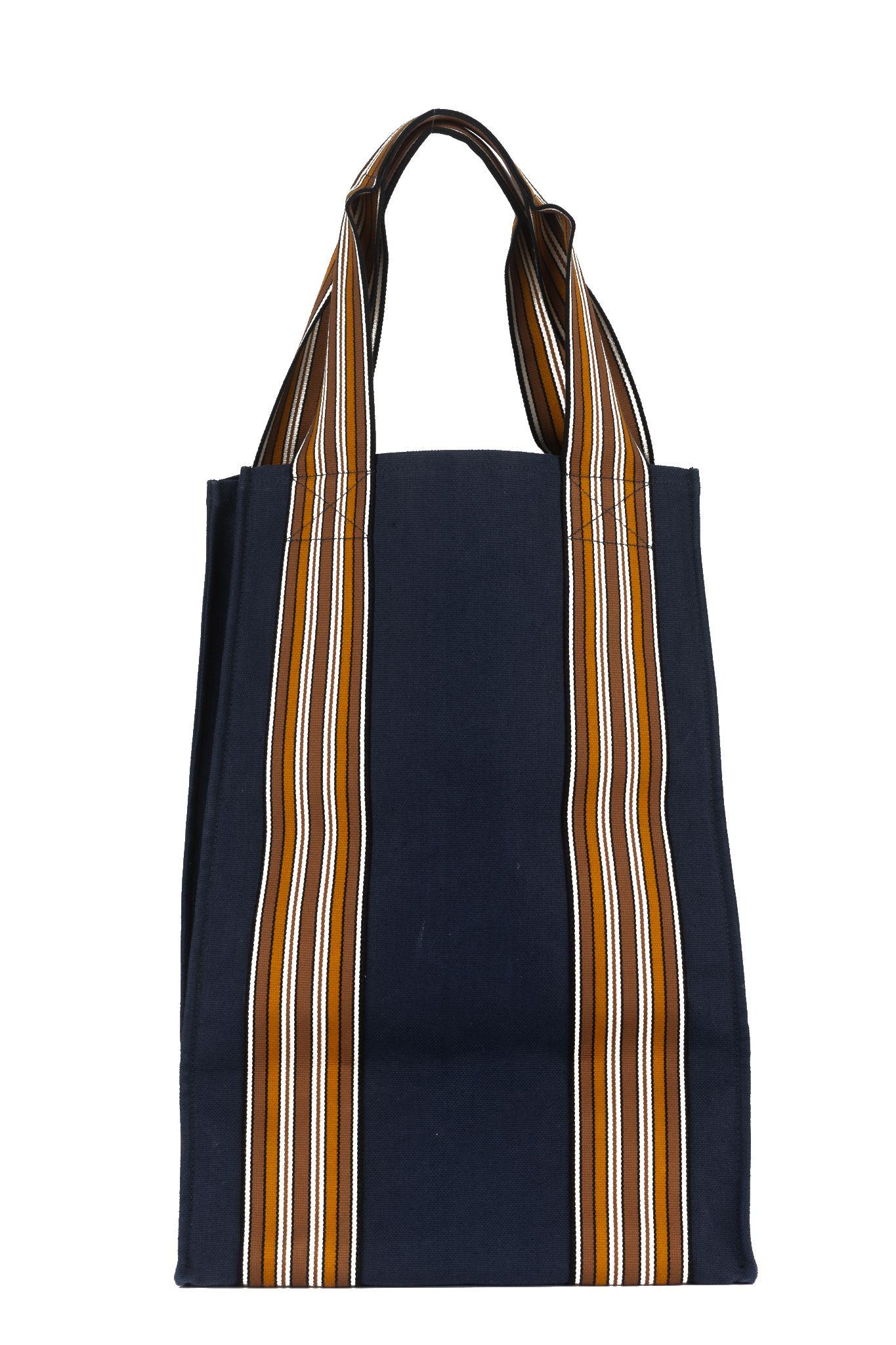 Loro Piana New Unisex Oversize Blue Tote In New Condition For Sale In West Hollywood, CA