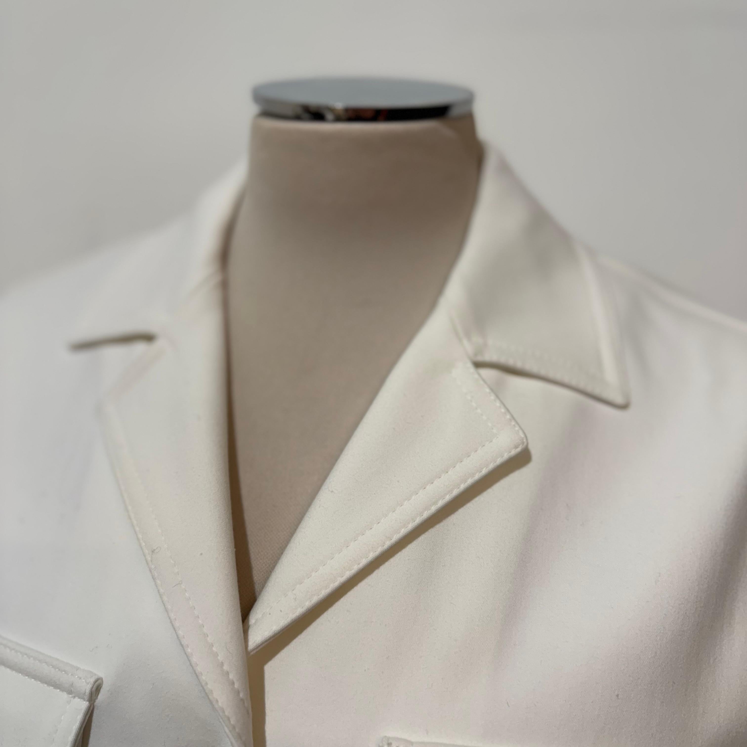 Grigio Loro Piana New White Nives Jacket IT 38 in vendita
