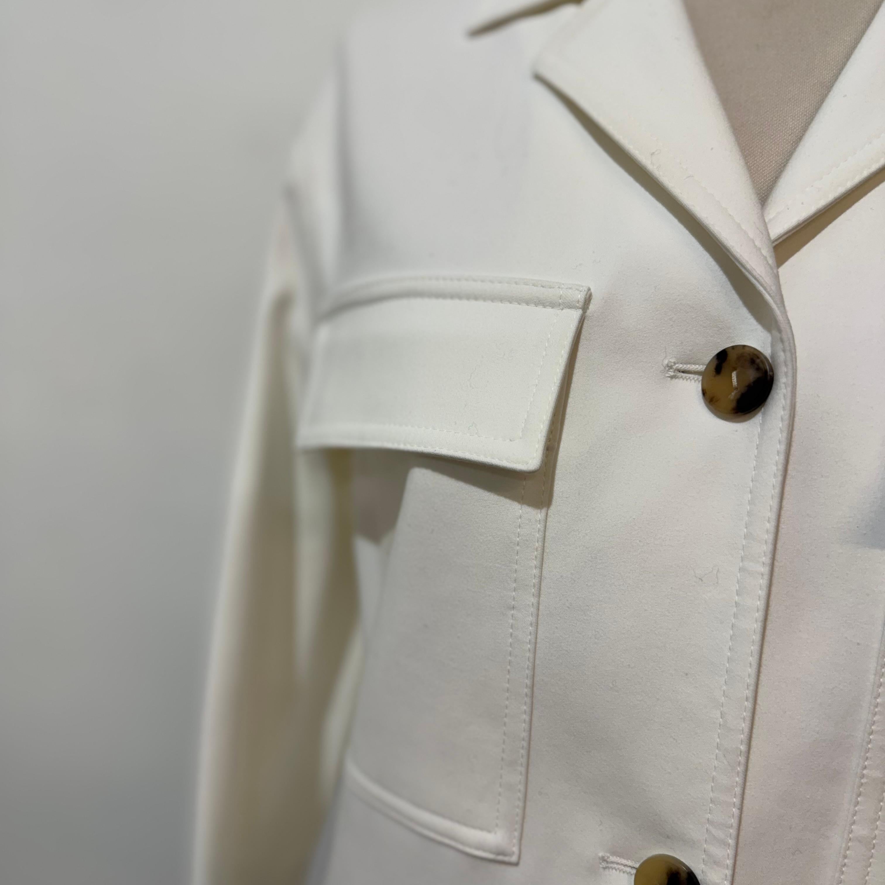 Loro Piana New White Nives Jacket IT 38 in vendita 1