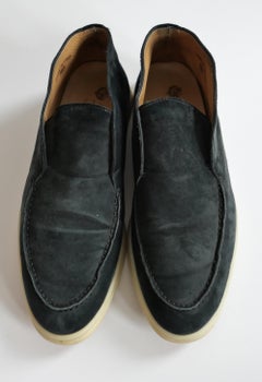 Loro Piana Open Walk Ankle Boots Black