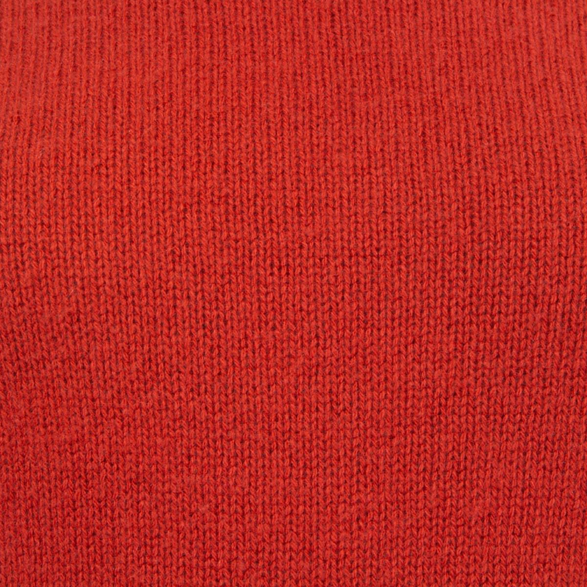 Pull TURTLENECK LORO PIANA rouge orange-rouge 48 XXL en vente 1