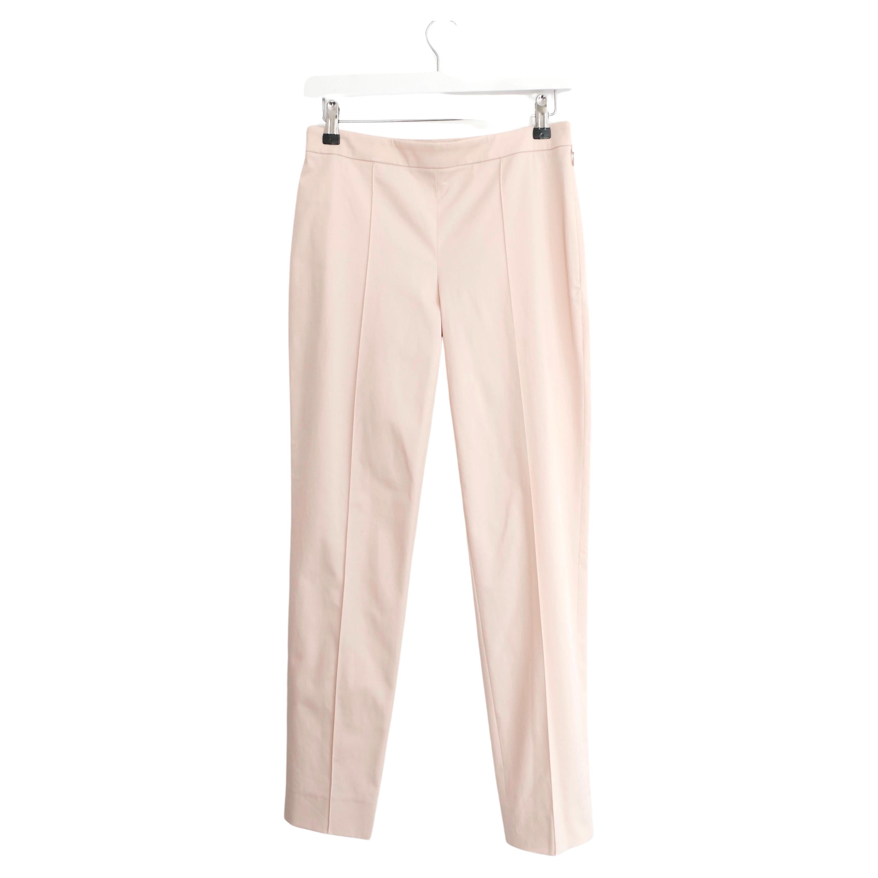 Pantalon en coton rose pâle Loro Piana