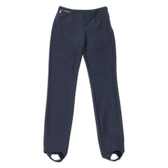 Loro Piana Pant Stirrup Superb Cut Dark Navy 40 / 6 nwt