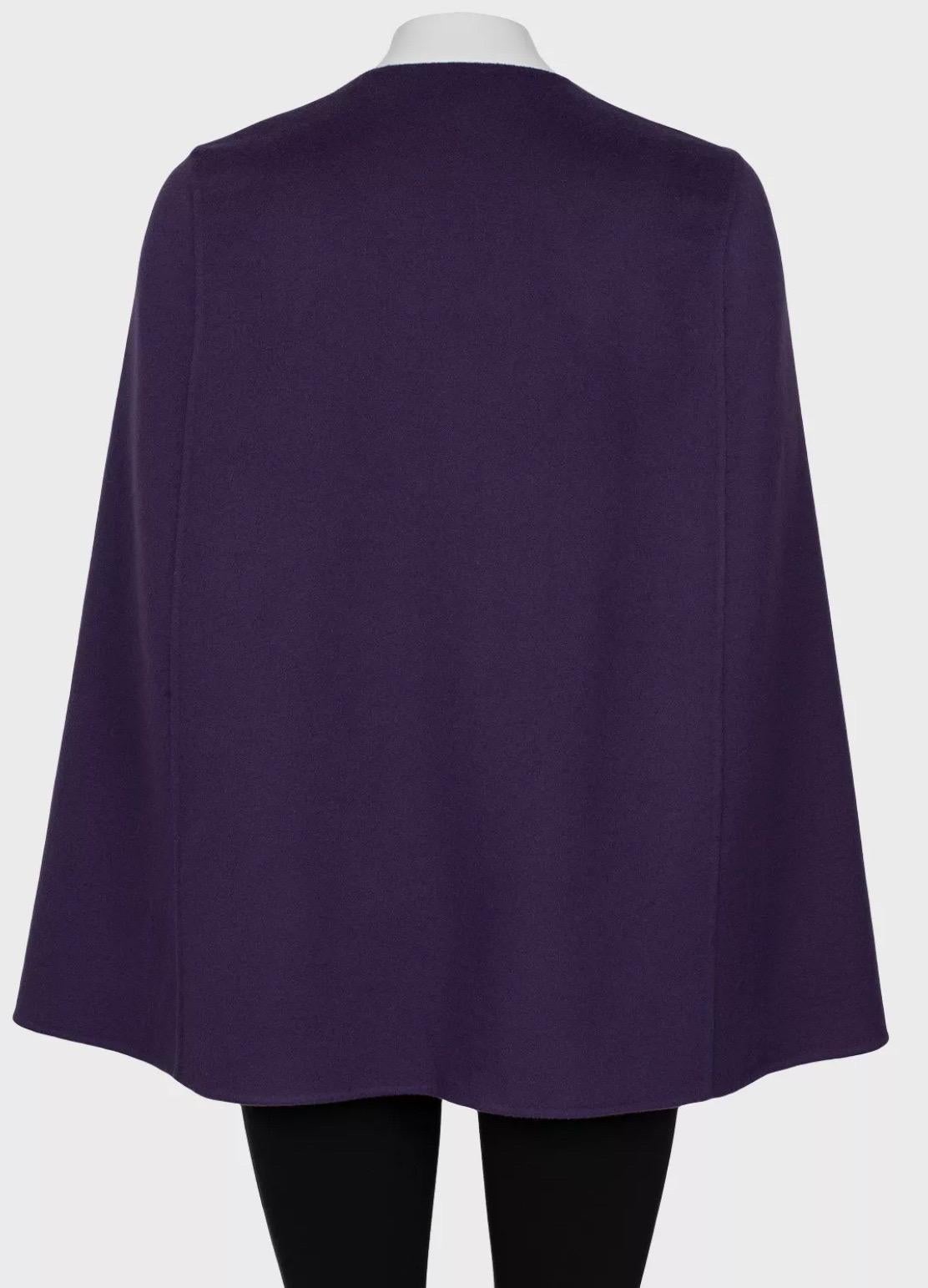 Noir Loro Piana Coates en cachemire Sz. S en vente