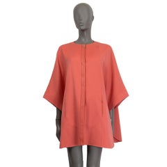 LORO PIANA pink cashmere MARGOT Cape Jacket One Size