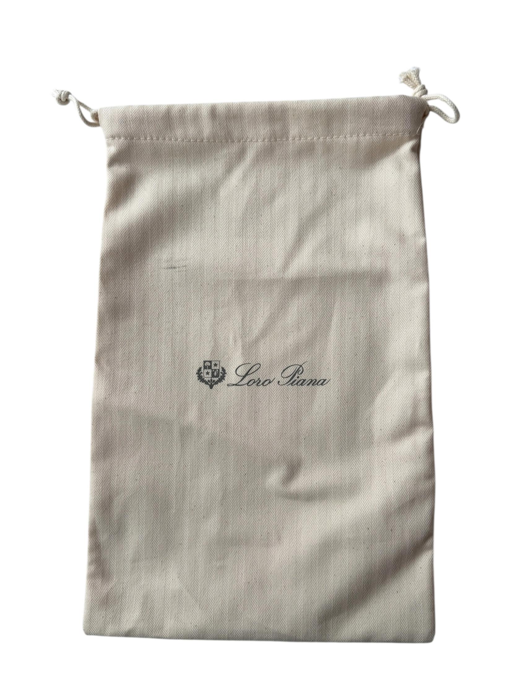 Loro Piana Plum Flower Dot Sole Leather Moccasin Loafers sz 39 en venta 6