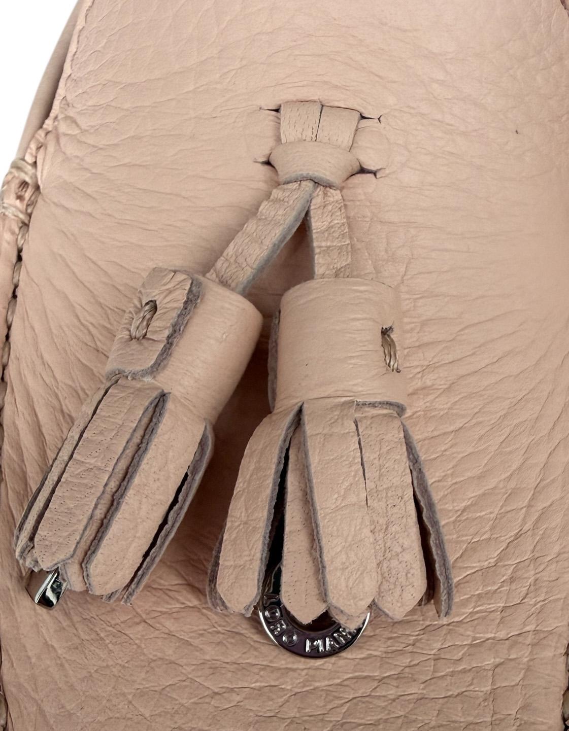 Loro Piana Plum Flower Dot Sole Leather Moccasin Loafers sz 39 en venta 2