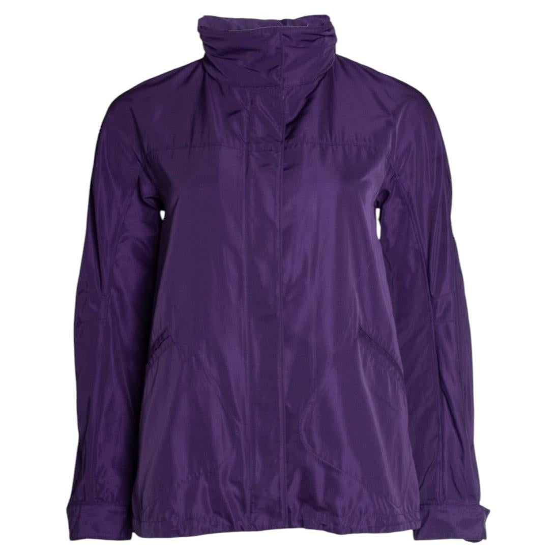 Loro Piana, purple wind jacket