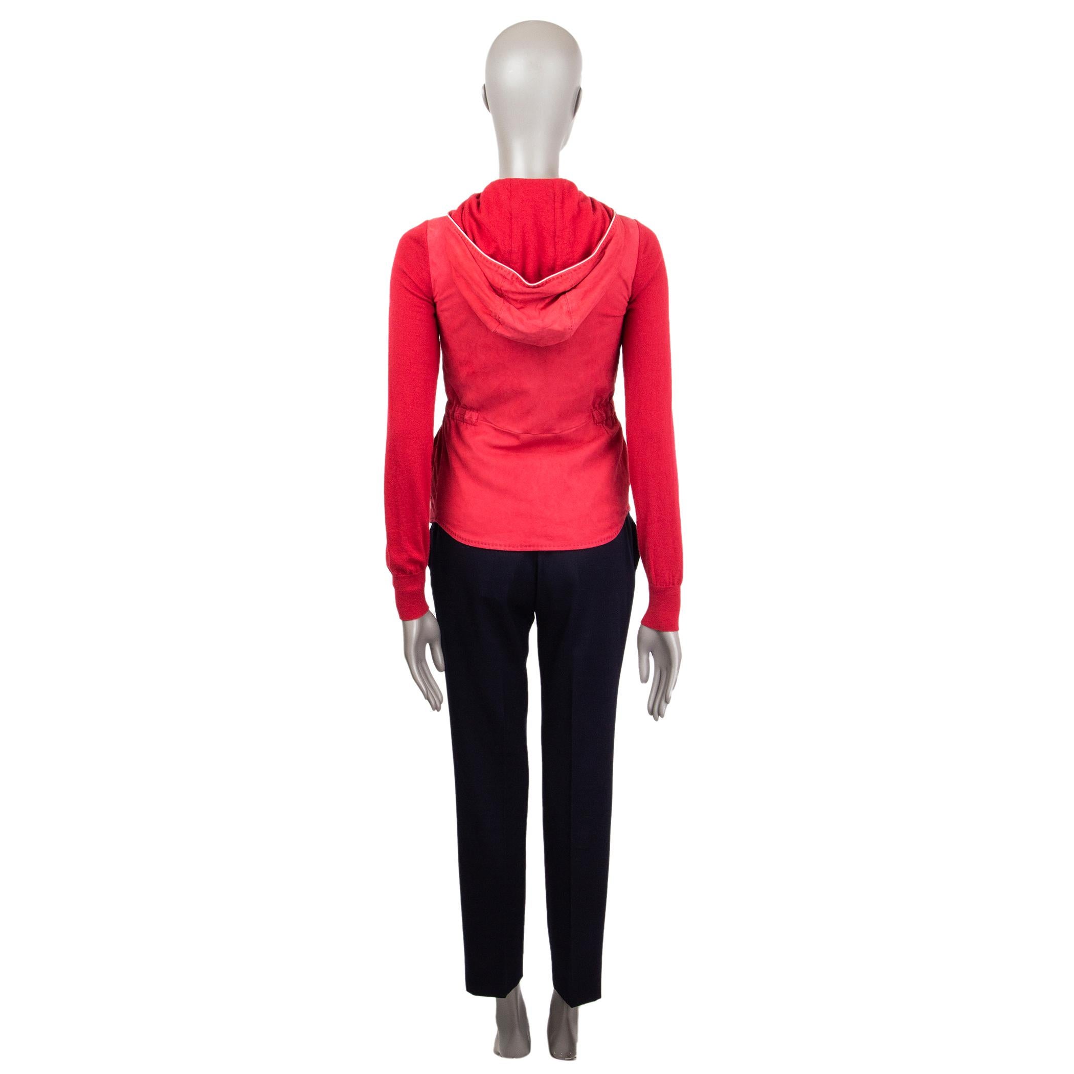 red jacket cashmere