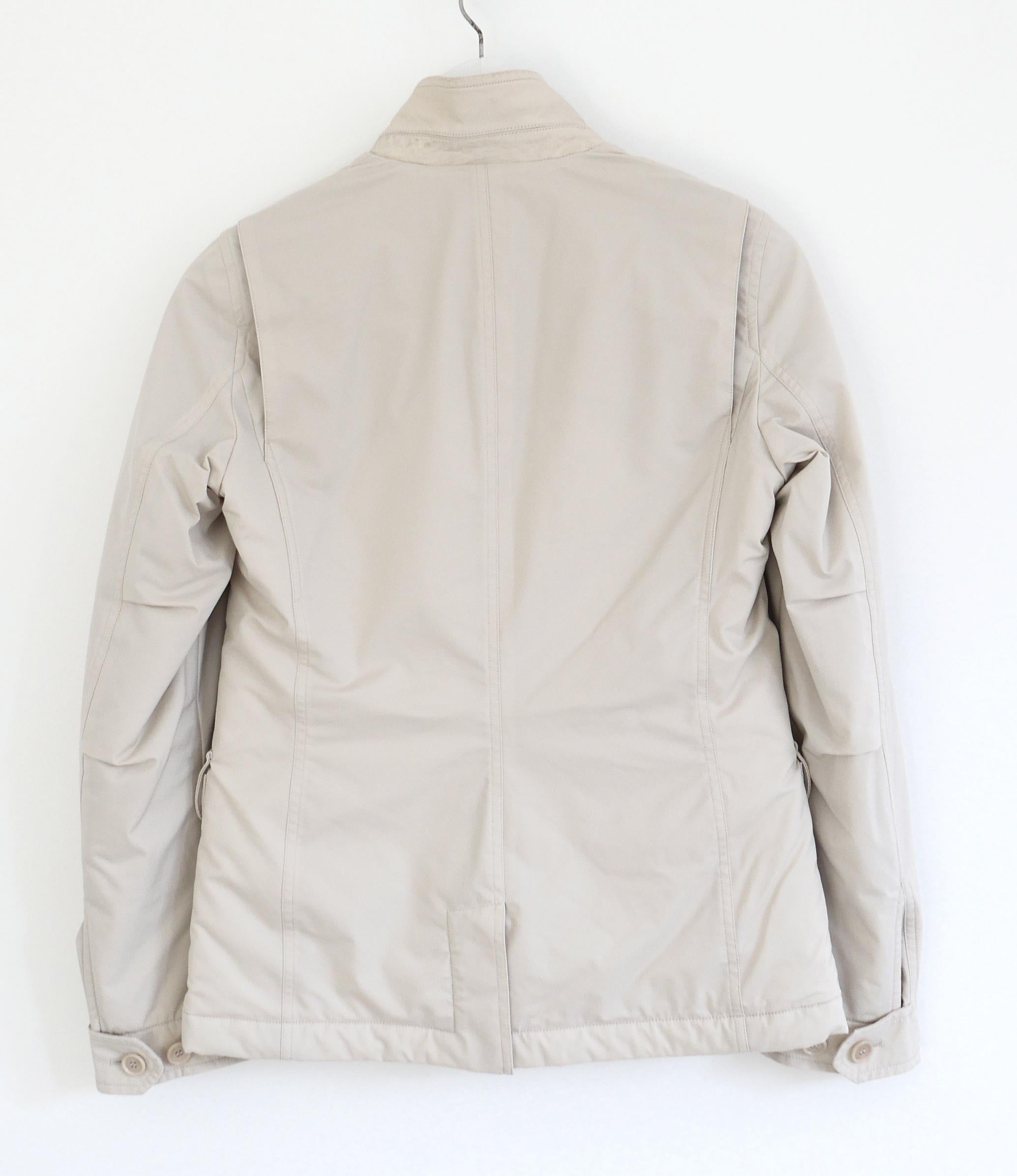 Donna Giacca a vento Loro Piana Roadster foderata in cashmere in vendita