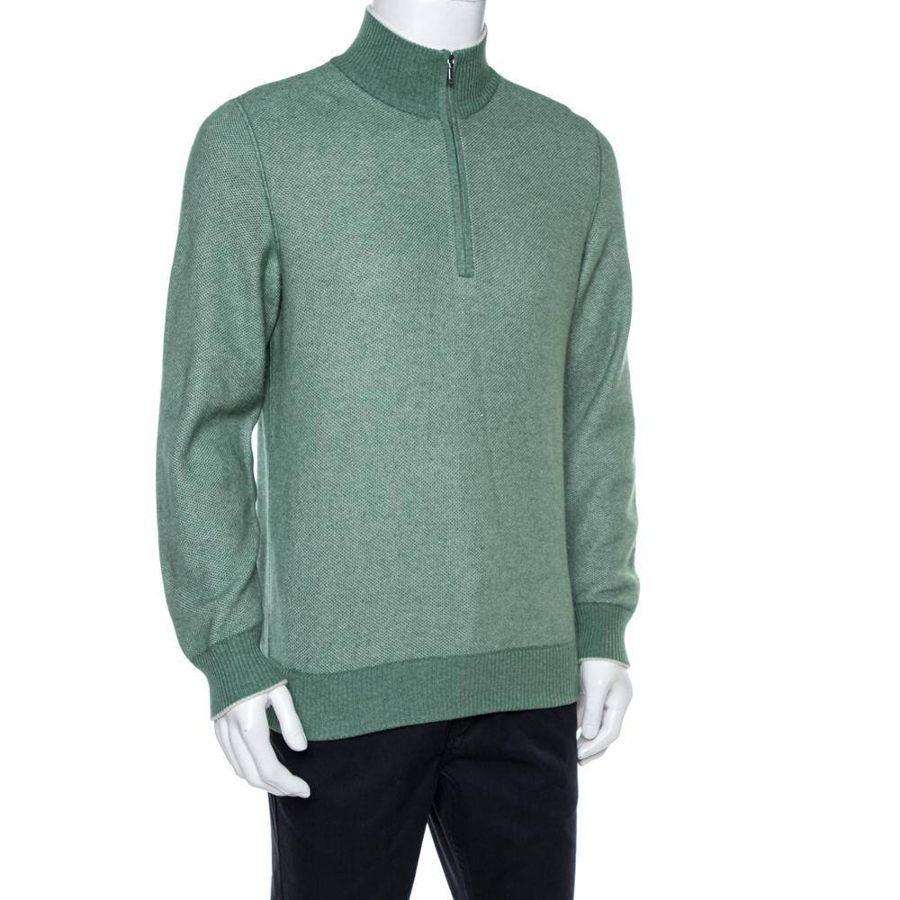 sage green cashmere sweater