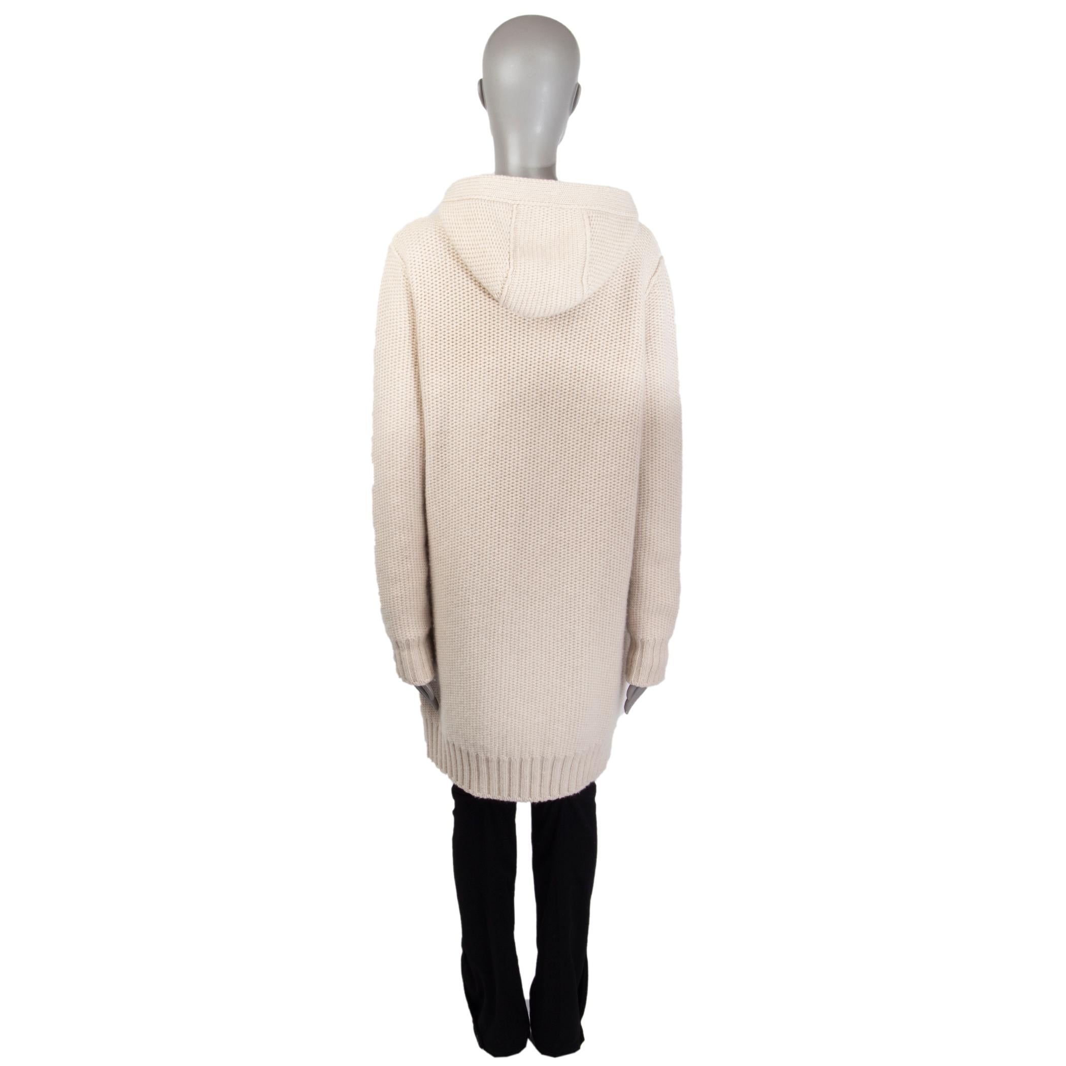 sand cashmere coat