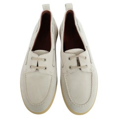 Loro Piana Sea Walk Loafers Pale Grey