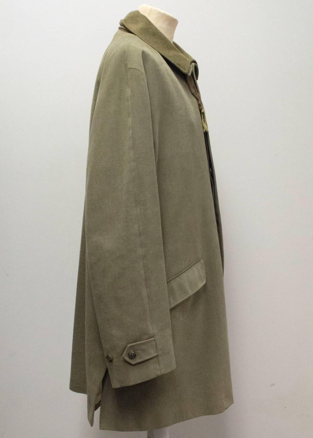 Brown Loro Piana Silk Blend Single Breasted jacket