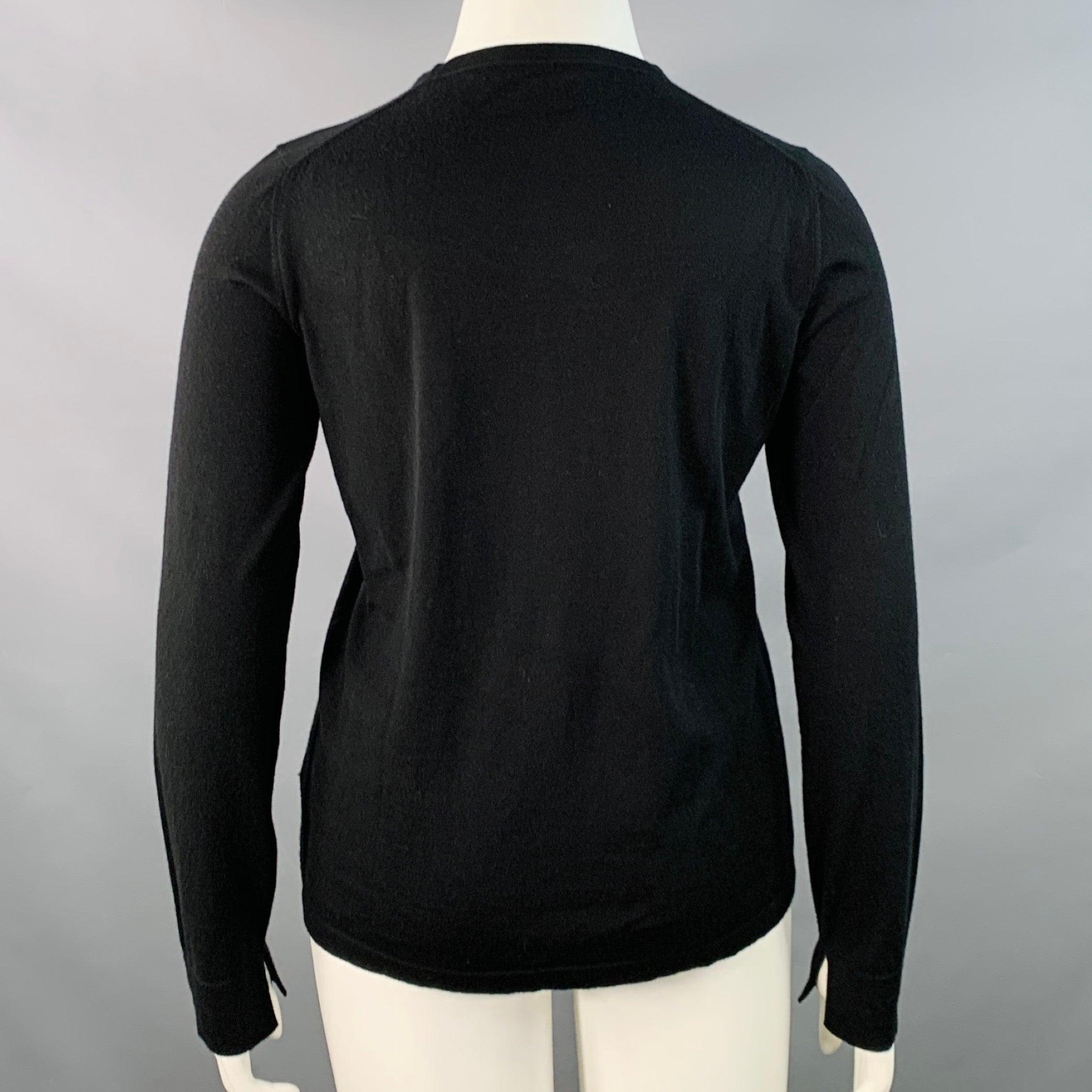 Noir LORO PIANA Taille 10 Pull col roulé en cachemire noir en vente
