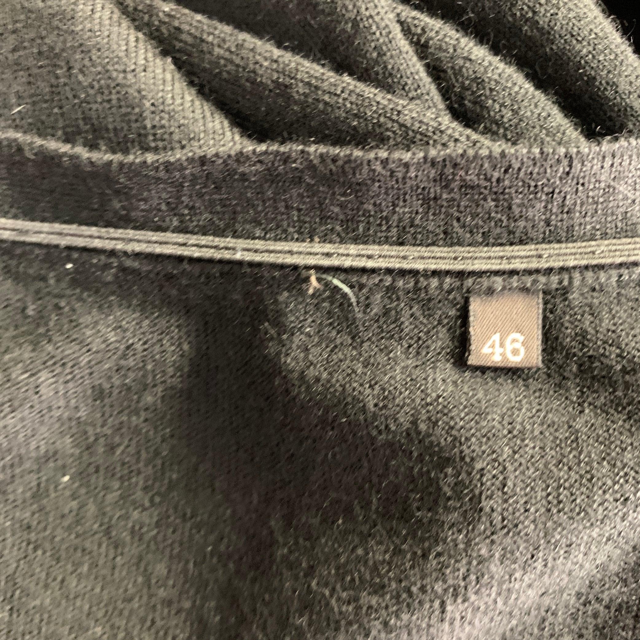 LORO PIANA Taille 10 Pull col roulé en cachemire noir Excellent état - En vente à San Francisco, CA
