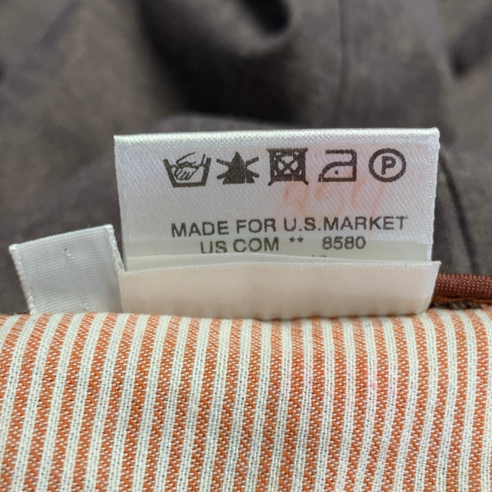 LORO PIANA Size 36 Purple Cotton Button Fly Casual Pants 1
