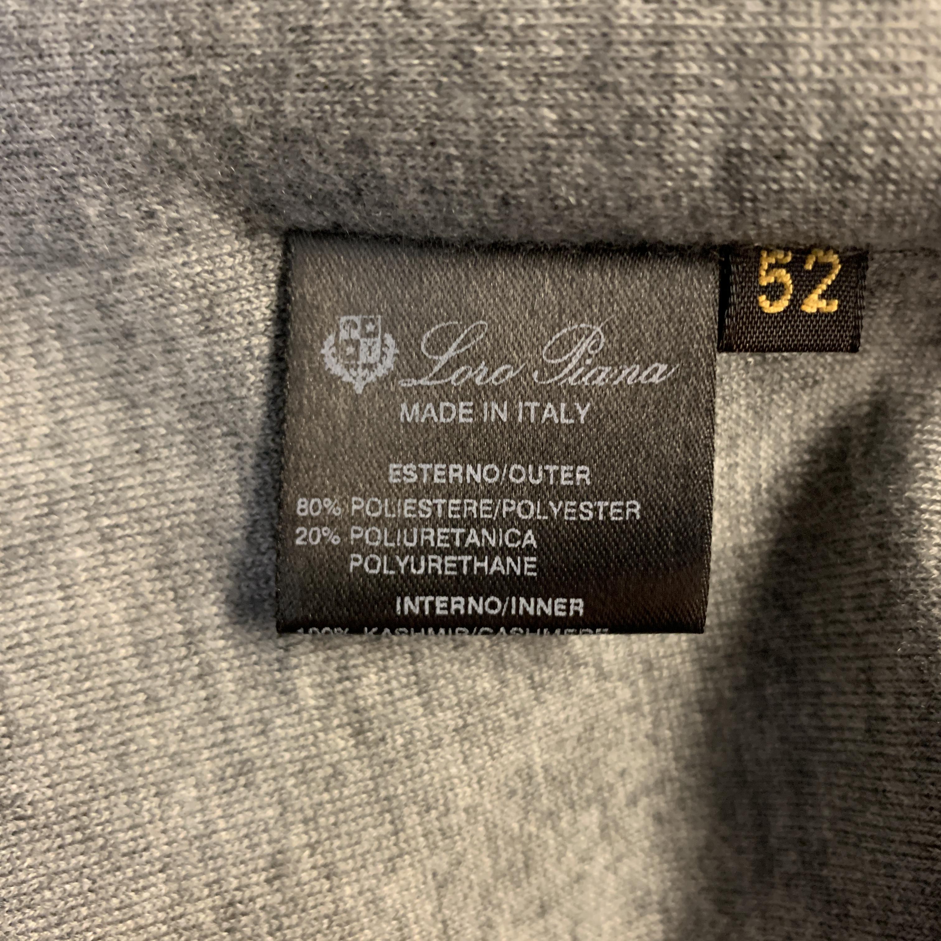 LORO PIANA Size 42 Olive Storm System Zip and Snaps Zip Hood Jacket at ...